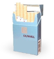 Dunhill Button Blue Lights KS (UK Made)