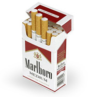 Marlboro Medium Red Gold (Central Europe Made)